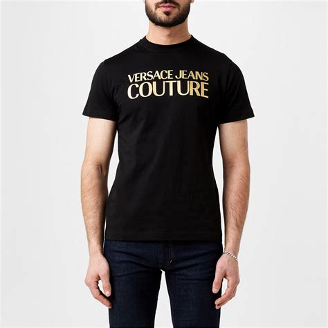 versace jeans t shirt gold|Versace Jeans couture outlet usa.